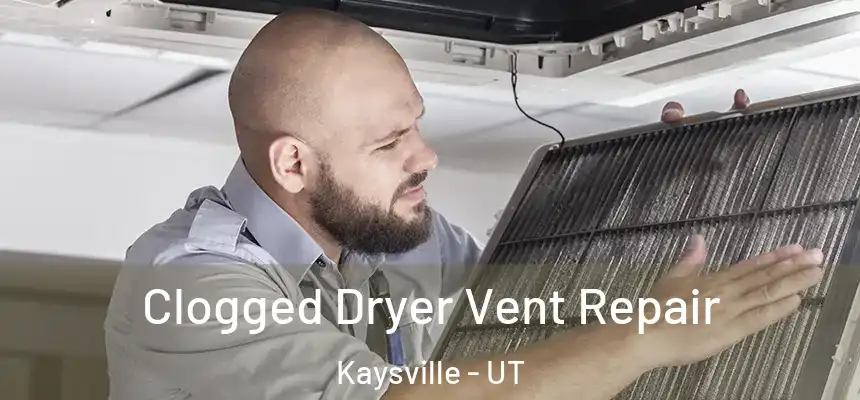  Clogged Dryer Vent Repair Kaysville - UT